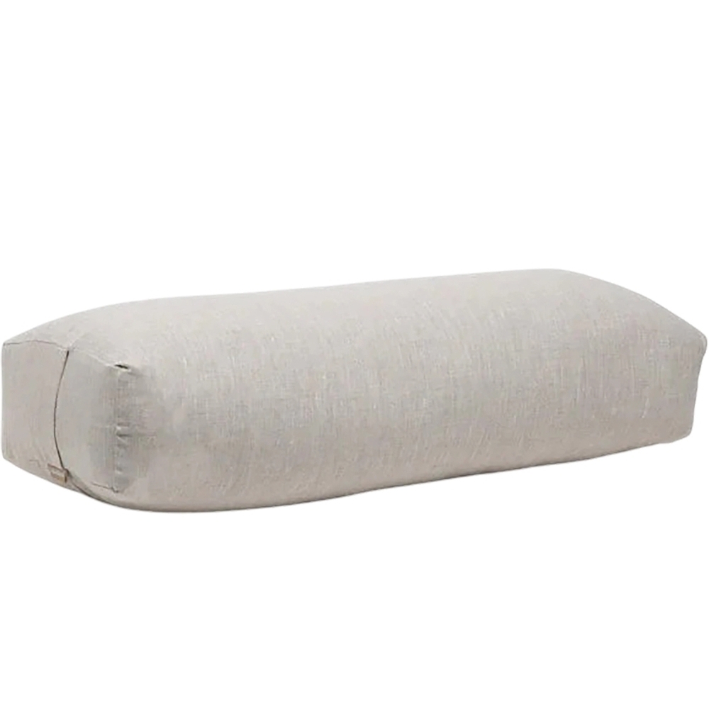 Half Moon Linen Yoga Bolster